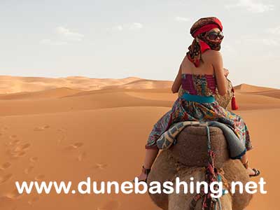 camel ride in Dubai Desert