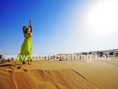 belly dancer in dubai desert