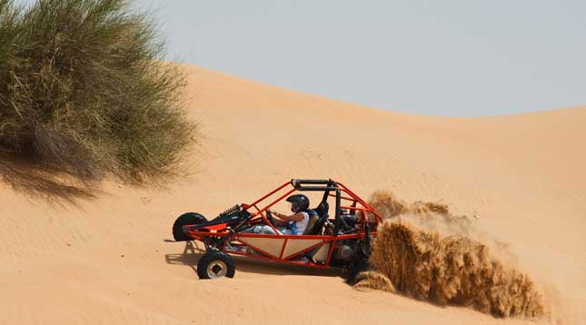 dune buggy in Dubai Desert